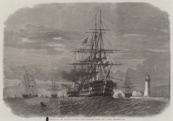 Departure of the Prince of Wales from Plymouth Sound for Canada